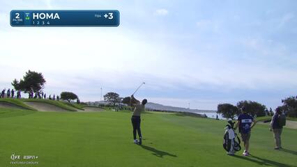 Max Homa | Round 1 | 2nd hole | Shot 2 | 2025 Farmers