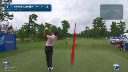 Michael Thorbjornsen | Round 1 | 1st hole | Shot 1 | 2025 Zurich Classic