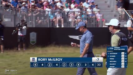 Rory McIlroy | Round 2 | 18th hole | Shot 4 | 2025 Genesis Scottish Open