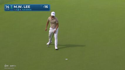 Min Woo Lee | Round 3 | 14th hole | Shot 3 | 2025 Houston Open
