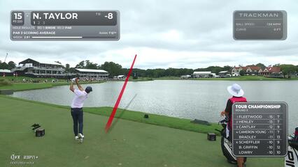 Nick Taylor | Round 3 | 15th hole | Shot 1 | 2025 TOUR Championship