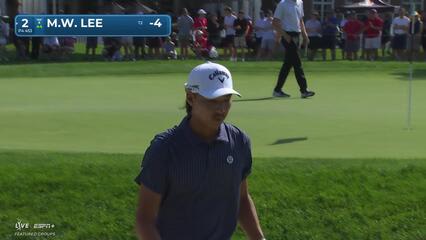 Min Woo Lee | Round 1 | 2nd hole | Shot 3 | 2025 Rocket Classic