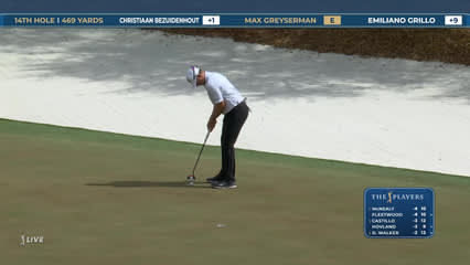 Max Greyserman | Round 1 | 14th hole | Shot 4 | 2026 THE PLAYERS