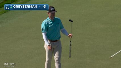 Max Greyserman | Round 1 | 13th hole | Shot 4 | 2025 Arnold Palmer