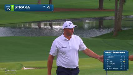Sepp Straka | Round 1 | 15th hole | Shot 4 | 2026 Truist Championship