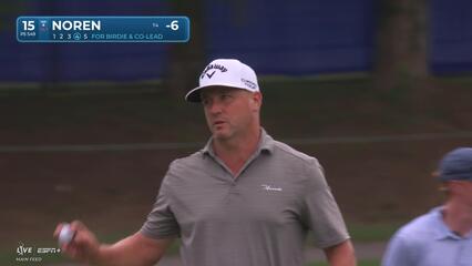 Alex Noren | Round 1 | 15th hole | Shot 4 | 2025 Wyndham