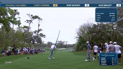 Corey Conners | Round 4 | 5th hole | Shot 1 | 2025 THE PLAYERS
