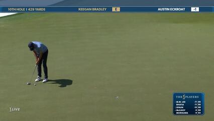 Keegan Bradley | Round 3 | 10th hole | Shot 3 | 2025 THE PLAYERS