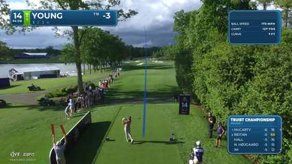 Cameron Young | Round 1 | 14th hole | Shot 1 | 2026 Truist Championship