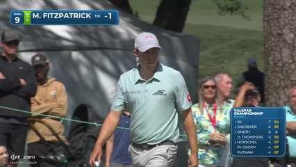 Matt Fitzpatrick | Round 1 | 9th hole | Shot 4 | 2026 Valspar