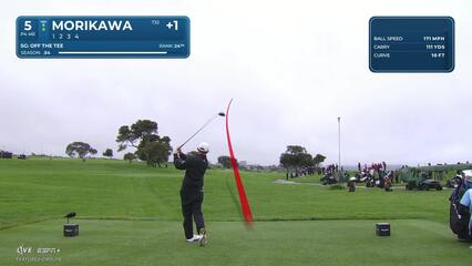 Collin Morikawa | Round 1 | 5th hole | Shot 1 | 2025 Genesis