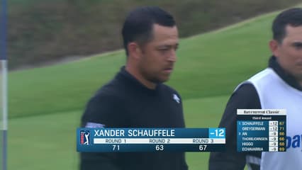 Xander Schauffele | Round 3 | 18th hole | Shot 4 | 2025 Baycurrent