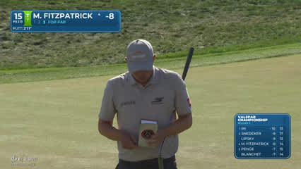Matt Fitzpatrick | Round 3 | 15th hole | Shot 3 | 2026 Valspar