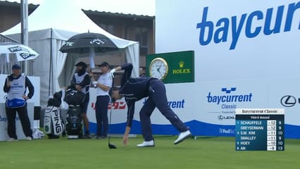 Alex Smalley | Round 3 | 10th hole | Shot 1 | 2025 Baycurrent