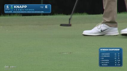 Jake Knapp | Round 2 | 5th hole | Shot 4 | 2025 Wyndham
