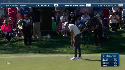 Scottie Scheffler | Round 1 | 9th hole | Shot 4 | 2025 THE PLAYERS