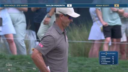 Adam Scott | Round 4 | 12th hole | Shot 4 | 2026 THE PLAYERS