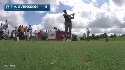 Adam Svensson | Round 1 | 17th hole | Shot 1 | 2025 3M Open