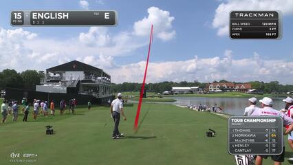 Harris English | Round 1 | 15th hole | Shot 1 | 2025 TOUR Championship