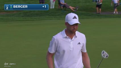 Daniel Berger | Round 2 | 2nd hole | Shot 4 | 2025 Travelers