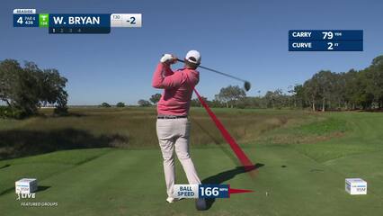 Wesley Bryan | Round 2 | 4th hole | Shot 1 | 2024 The RSM Classic