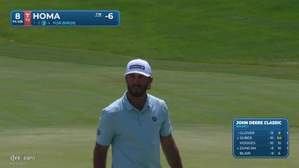 Max Homa | Round 2 | 8th hole | Shot 3 | 2026 John Deere
