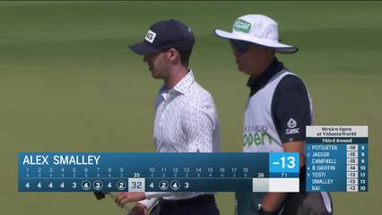 Alex Smalley | Round 3 | 13th hole | Shot 3 | 2025 Mexico Open