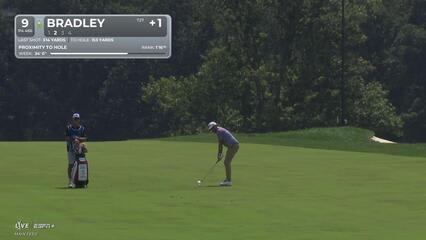 Keegan Bradley | Round 3 | 9th hole | Shot 2 | 2025 BMW Championship