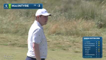 Robert MacIntyre | Round 2 | 4th hole | Shot 2 | 2026 Genesis Scottish Open