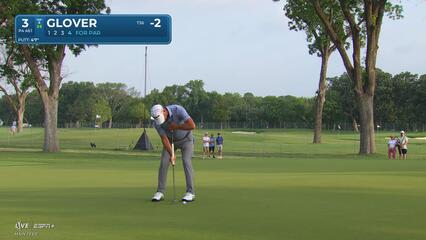 Lucas Glover | Round 3 | 3rd hole | Shot 4 | 2025 Charles Schwab