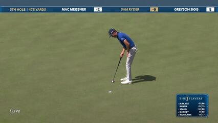 Sam Ryder | Round 2 | 5th hole | Shot 5 | 2025 THE PLAYERS