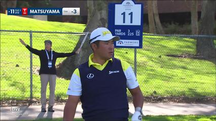 Hideki Matsuyama | 2024 Farmers | Round 4 | 11th hole | Shot 1