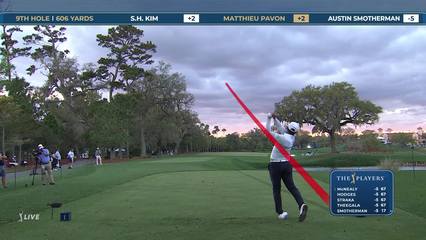 Matthieu Pavon | Round 1 | 9th hole | Shot 1 | 2026 THE PLAYERS