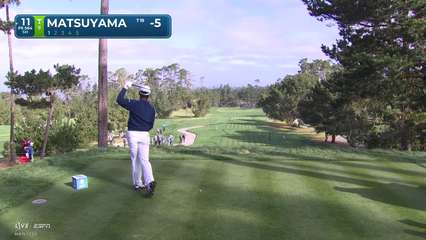 Hideki Matsuyama | Round 2 | 11th hole | Shot 1 | 2026 AT&T Pebble Beach