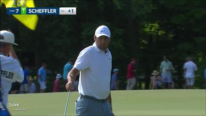 Scottie Scheffler | 2023 the Memorial | Round 3 | 7th hole | Shot 5