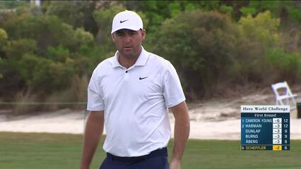 Scottie Scheffler | Round 1 | 7th hole | Shot 4 | 2024 Hero World Challenge