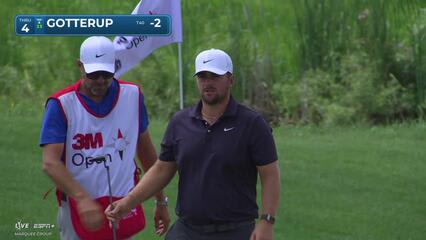 Chris Gotterup | Round 1 | 4th hole | Shot 3 | 2025 3M Open