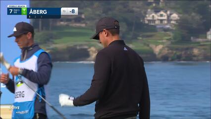 Ludvig Åberg | 2024 AT&T Pebble Beach | Round 2 | 7th hole | Shot 1
