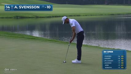 Adam Svensson | Round 2 | 14th hole | Shot 4 | 2025 3M Open