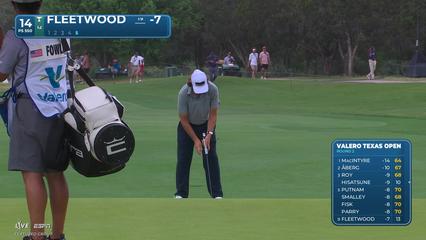 Tommy Fleetwood | Round 2 | 14th hole | Shot 5 | 2026 Valero