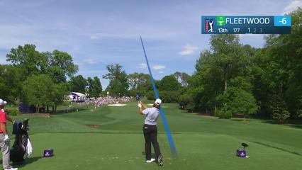 Tommy Fleetwood | Round 2 | 13th hole | Shot 1 | 2026 Truist Championship