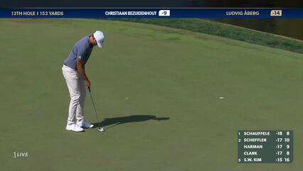 Ludvig Aberg | 2024 THE PLAYERS | Round 4 | 13th hole | Shot 3