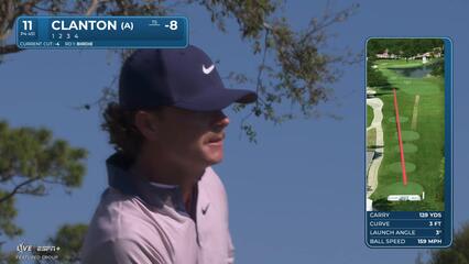 Luke Clanton | Round 2 | 11th hole | Shot 1 | 2025 Cognizant Classic