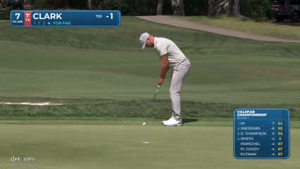 Wyndham Clark | Round 1 | 7th hole | Shot 5 | 2026 Valspar