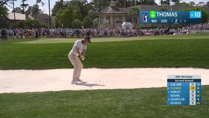 Justin Thomas | Round 2 | 9th hole | Shot 2 | 2025 RBC Heritage