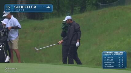 Scottie Scheffler | Round 2 | 15th hole | Shot 3 | 2025 the Memorial