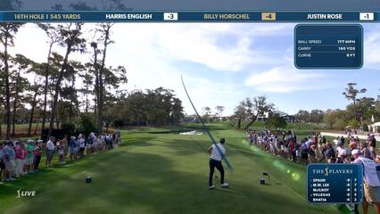 Billy Horschel | Round 2 | 16th hole | Shot 1 | 2025 THE PLAYERS