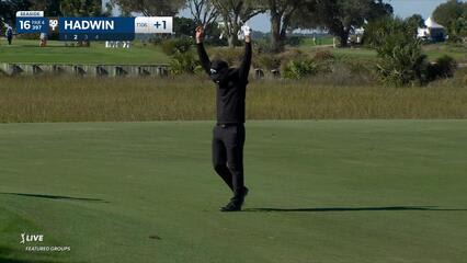 Adam Hadwin | Round 1 | 16th hole | Shot 2 | 2024 The RSM Classic