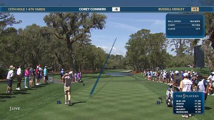 Russell Henley | Round 3 | 15th hole | Shot 1 | 2025 THE PLAYERS