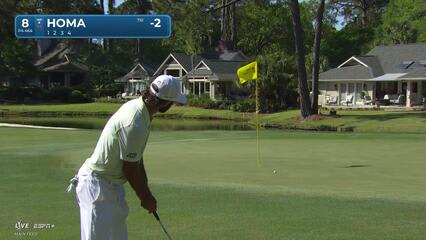 Max Homa | Round 3 | 8th hole | Shot 3 | 2025 RBC Heritage